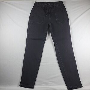 Judy Blue Jogger‎ Jeans Black Women's Sz 13/31 Drawstring Stretch Comfort 88700